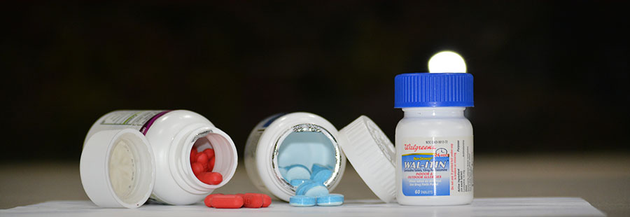 Poppin pills \\ Taking over-the-counter medication on campus without it having been administered by the campus nurse is punishable by school policy.