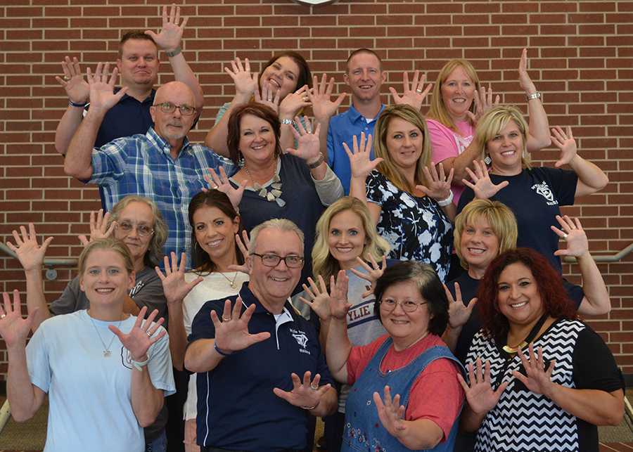 Alpha teachers \\ Sixteen teachers and staff members still call Wylie East home. Principal Mike Williams recalls the changes that have taken place over the last 10 years.