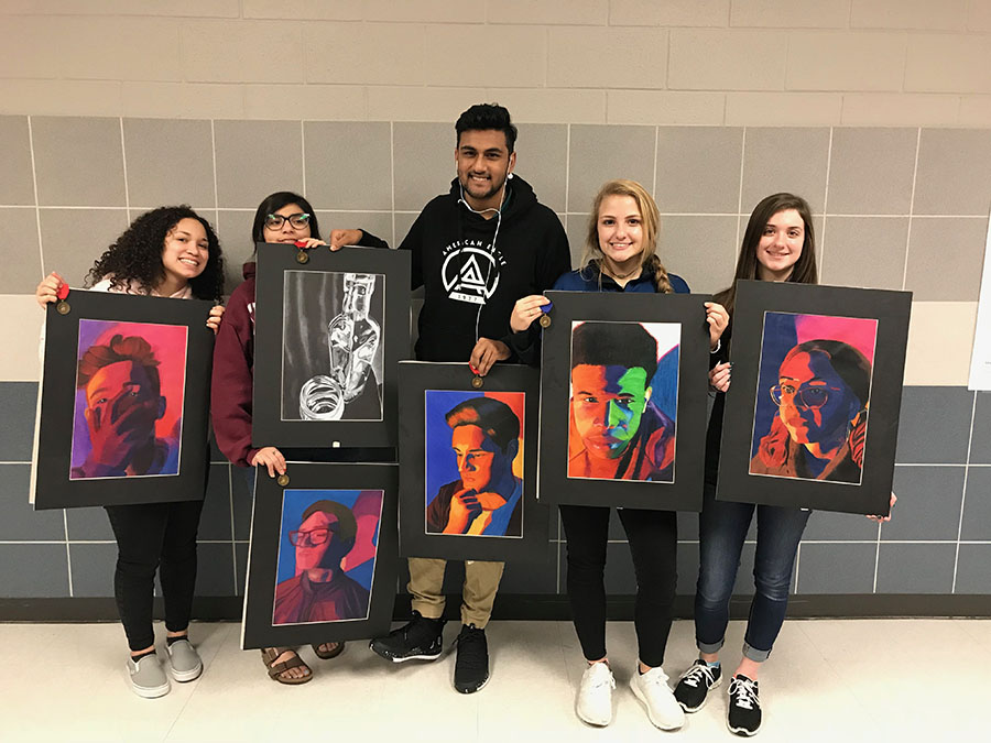 Showcase \\ National Art Honor Society students entered their work into the Visual Arts Scholastic Event.