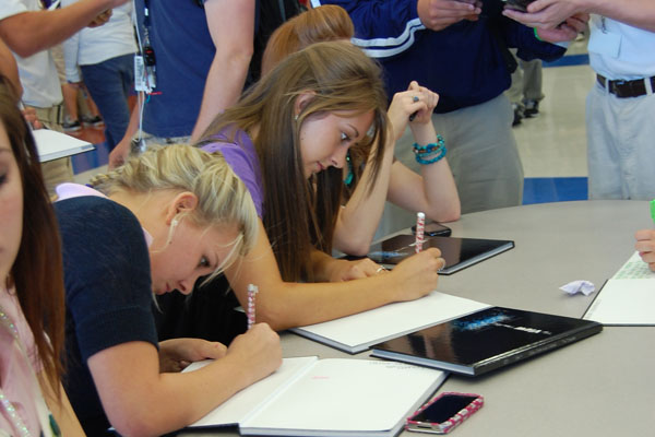 Yearbook signing day