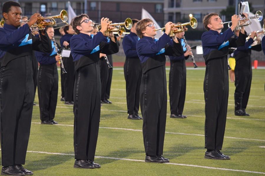On that note \\ The Pride of the East won third place in prelims and fifth place in finals at the annual Wylie Invitational Marching Contest Oct. 18.