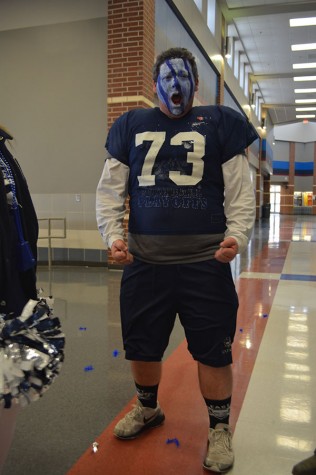 Senior Spencer Stalcup is selected as the most spirited upperclassman.
