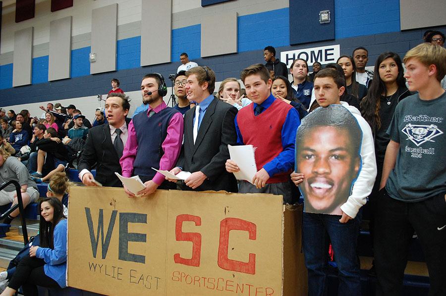WESC   Making a debut at the McKinney High School game, fans keep the student section alive as they cheer on the boys. 