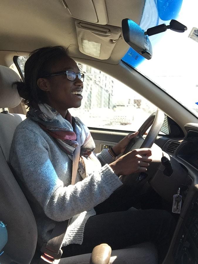 Clock is ticking \\ Junior Temi George rushes to Sonic to get lunch. Sixty minutes is not enough time for off campus lunch.