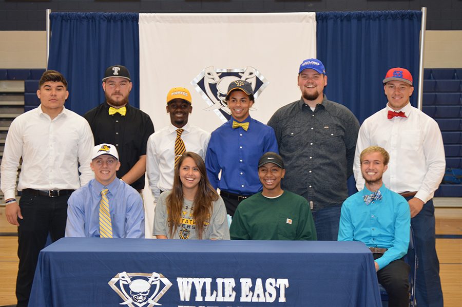 Signing day \\ Ten seniors signed letters of intent to play sports at various colleges May 18.