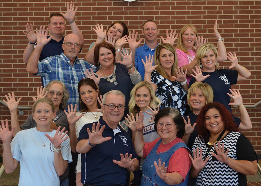 Alpha teachers \\ Sixteen teachers and staff members still call Wylie East home. Principal Mike Williams recalls the changes that have taken place over the last 10 years. Not pictured: Jennifer Thompson