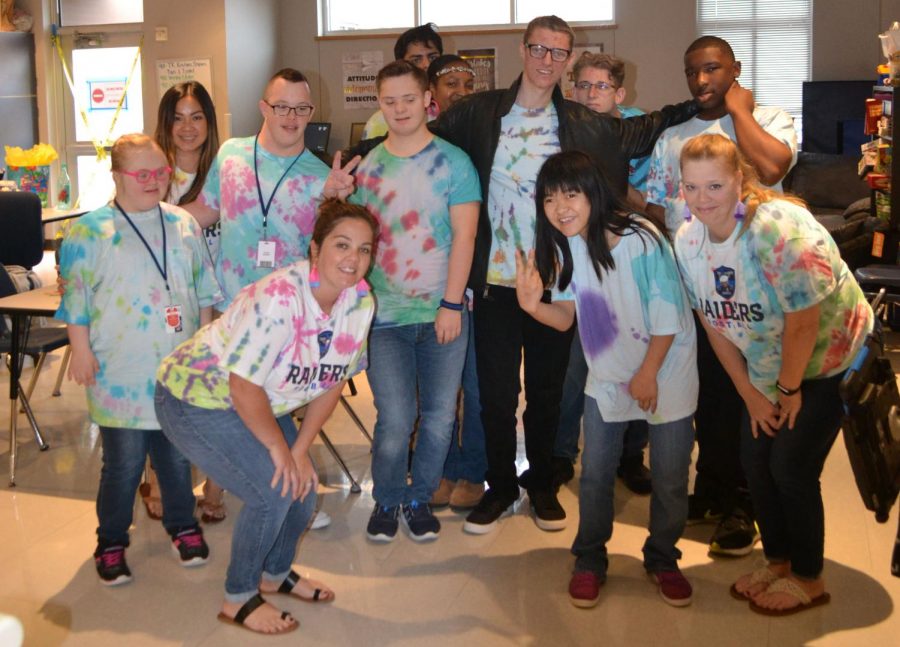 To dye for \\ FASE students tie-dyed t shirts and socks for the spirit-themed day. They gifted the shirts to the assistant principals. “The shirts are all unique, and I think that’s representative of everyone at this school,” assistant principal Angela Arp said.