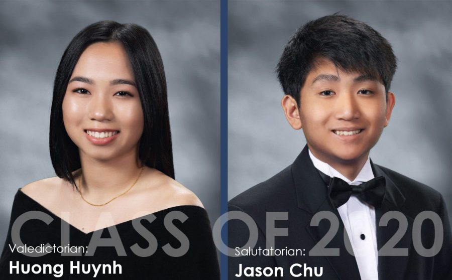 Best of \\ Seniors Huong Huynh  and Jason Chu are the Class of 2020 valedictorian and salutatorian, respectively.