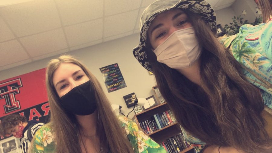 Mask with a task \ Governor Greg Abbott’s mandate requiring face coverings seems to have no end in sight; however, masks have benefits such as allowing students to return to school and covering up those unwanted blemishes.