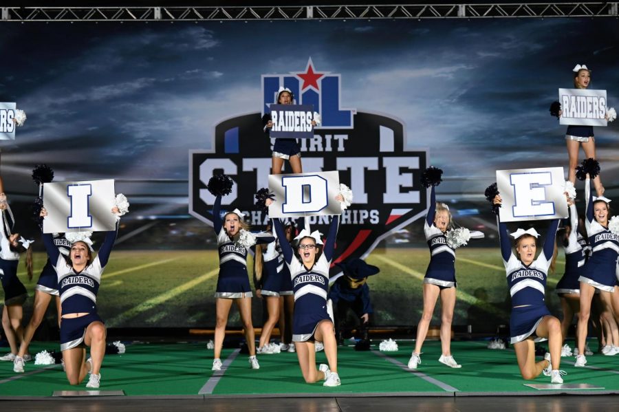 Come out on top \\ The cheer team wins 12th at the State UIL competition, making school history with the highest scores ever received. “Once we found out we made finals we went straight to practicing so we could hopefully win,” senior Kaitlyn Feece said.
