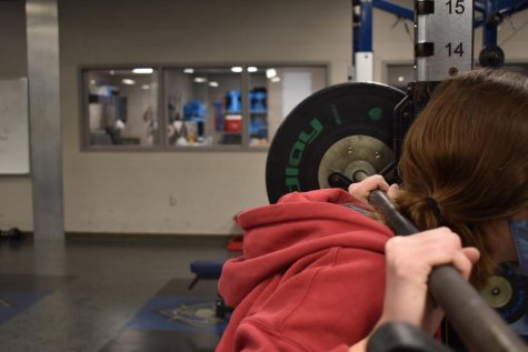 Raise the bar \\ Girl athletes at this school work out hard in the weightroom and can complete all types of workouts. While seen as inferior, female athletes work just as hard as males do, and should be treated as such.
