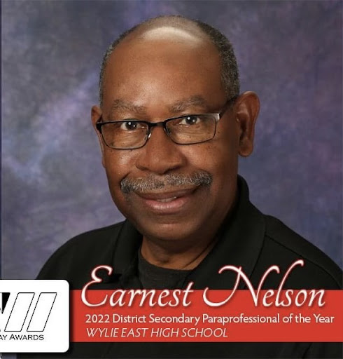 Shining the way \\ Mr. Ernest Nelson won Paraprofessional of the Year for the WISD 2021-22 school year Friday, May 6.