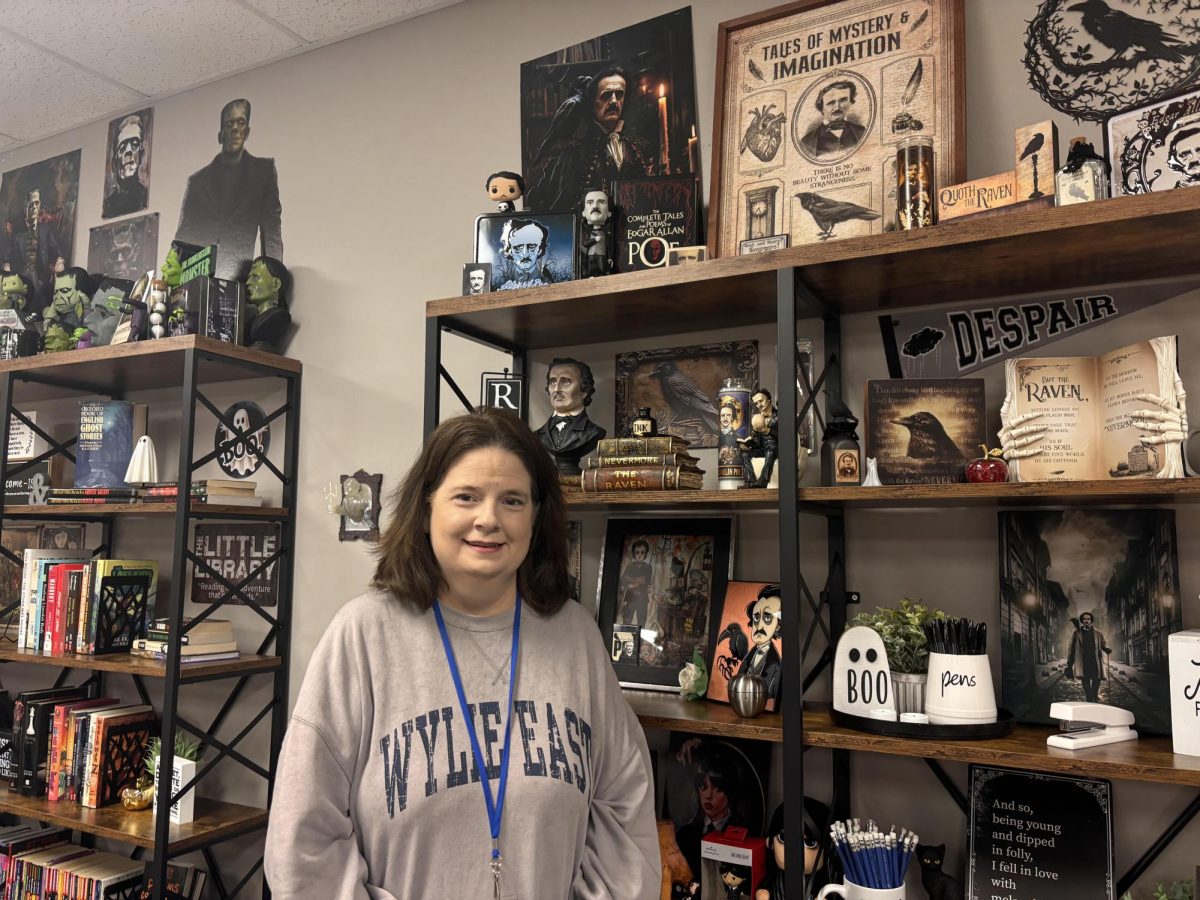 Halloween Humanities  Just look for a ton of Edgar Allen Poe decor or zombie posters, and Ms. Bailey’s unique room will catch your eye. The new humanities teacher is not afraid to let her ghoulish side shine!
